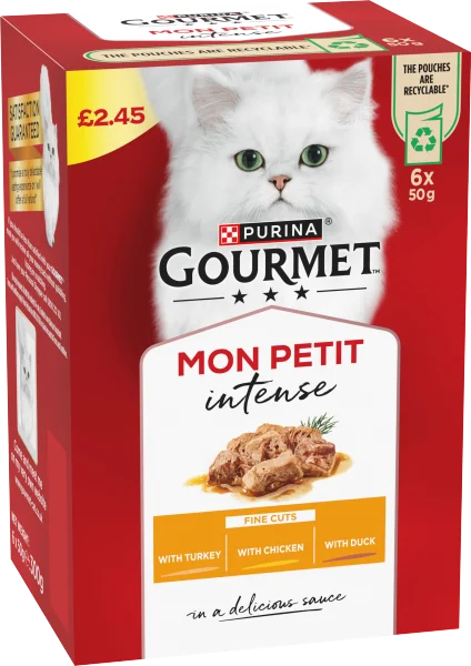 Gourmet mon petit pouches pm £2.45 6pk