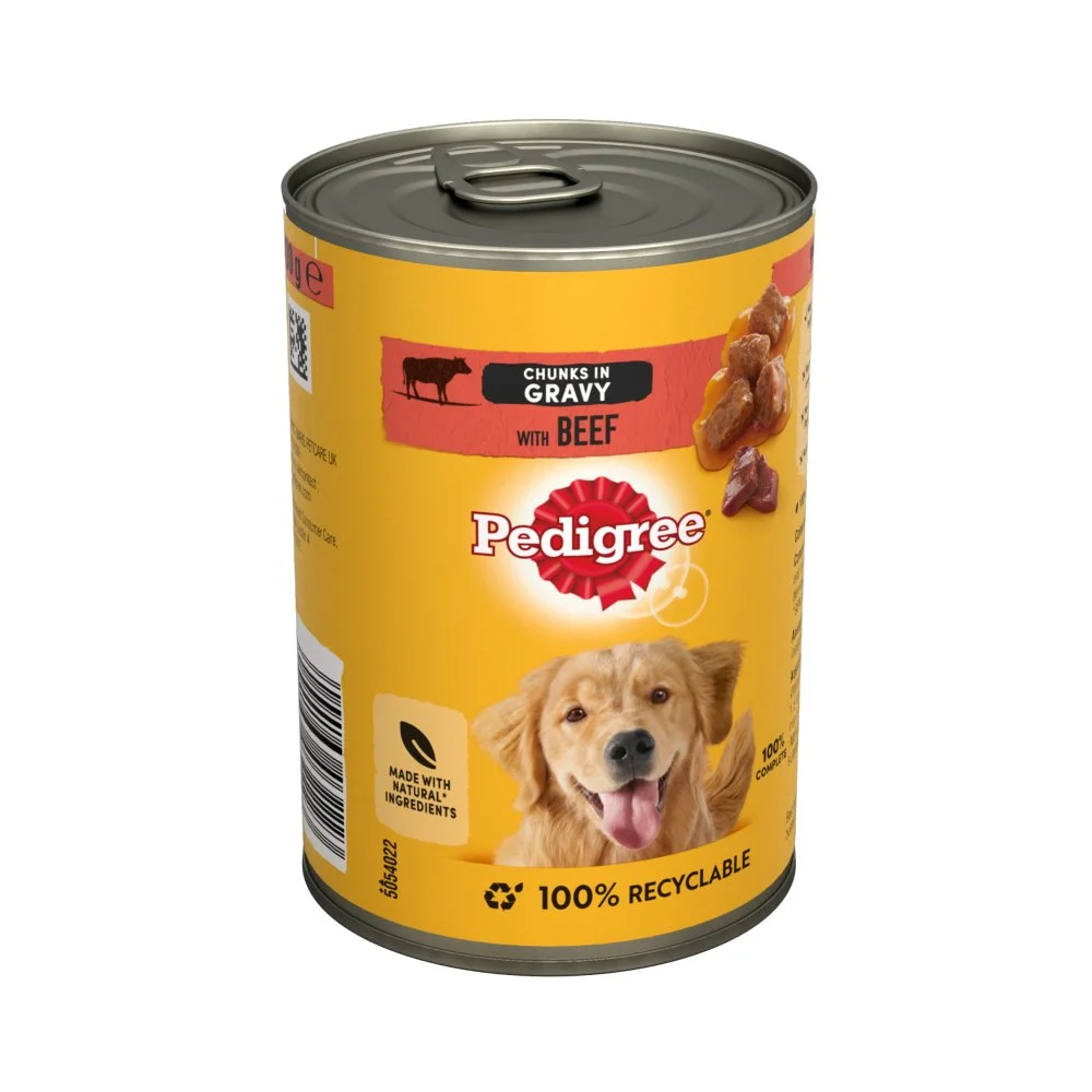 Pedigree chicken in gravy can