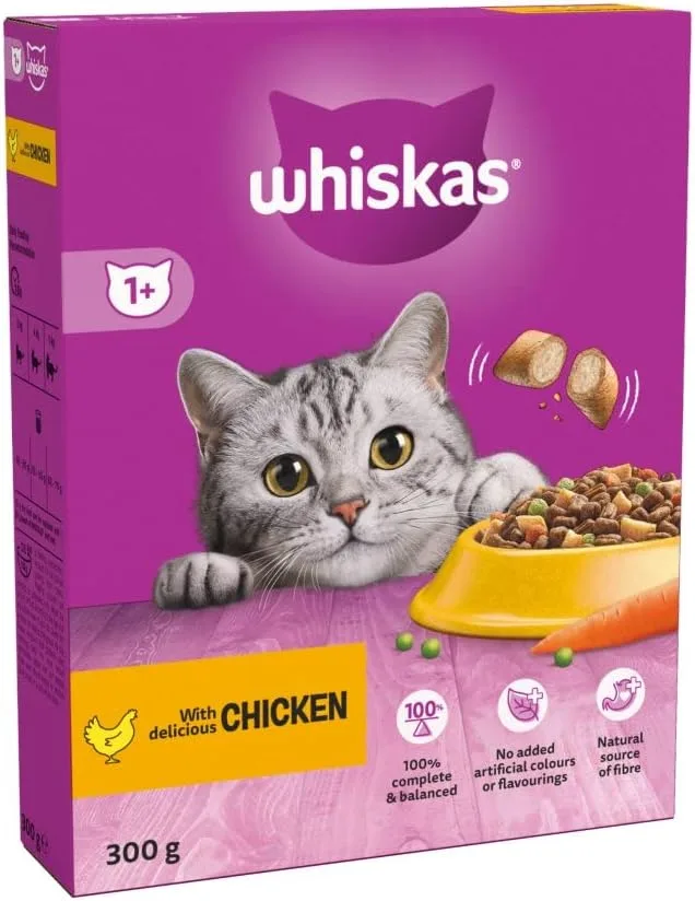 Whiskas 1+cat complete dry with chicken