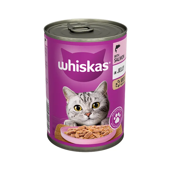 Whiskas tin salmon in jelly