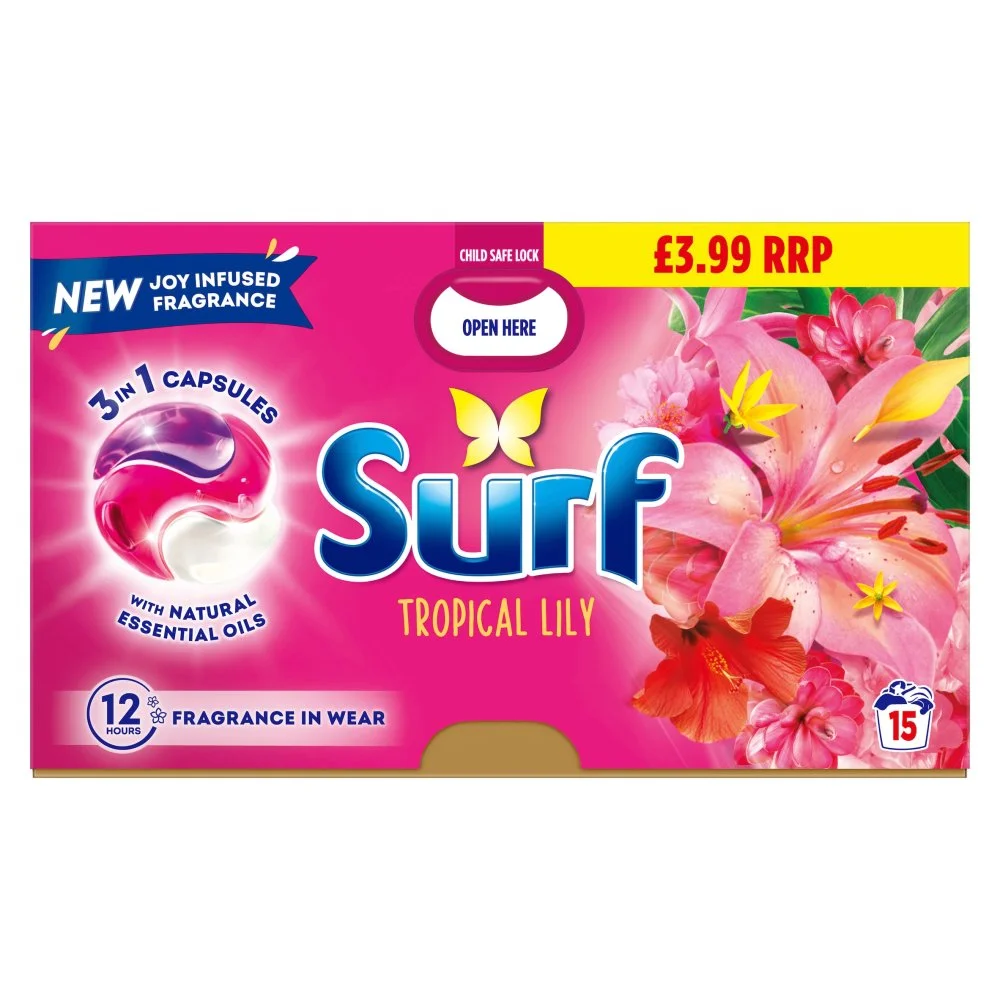 Surf capsules tropical pmp £3.99