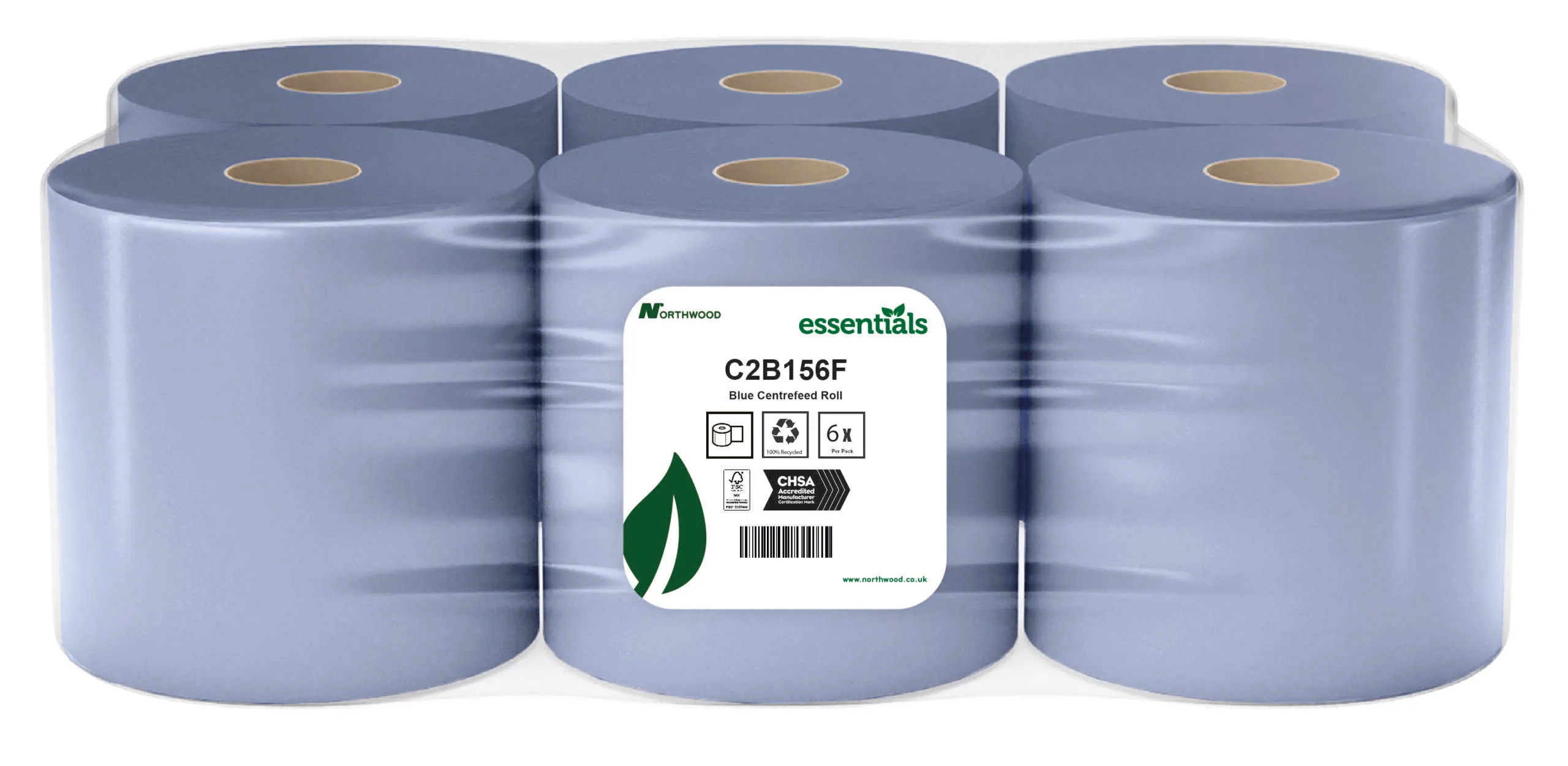 Papernet centrefeed blue roll