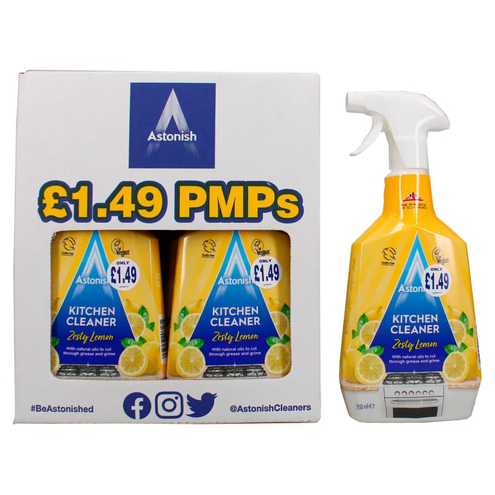 Astonish Kitchen Spray Lemon PM £1.49