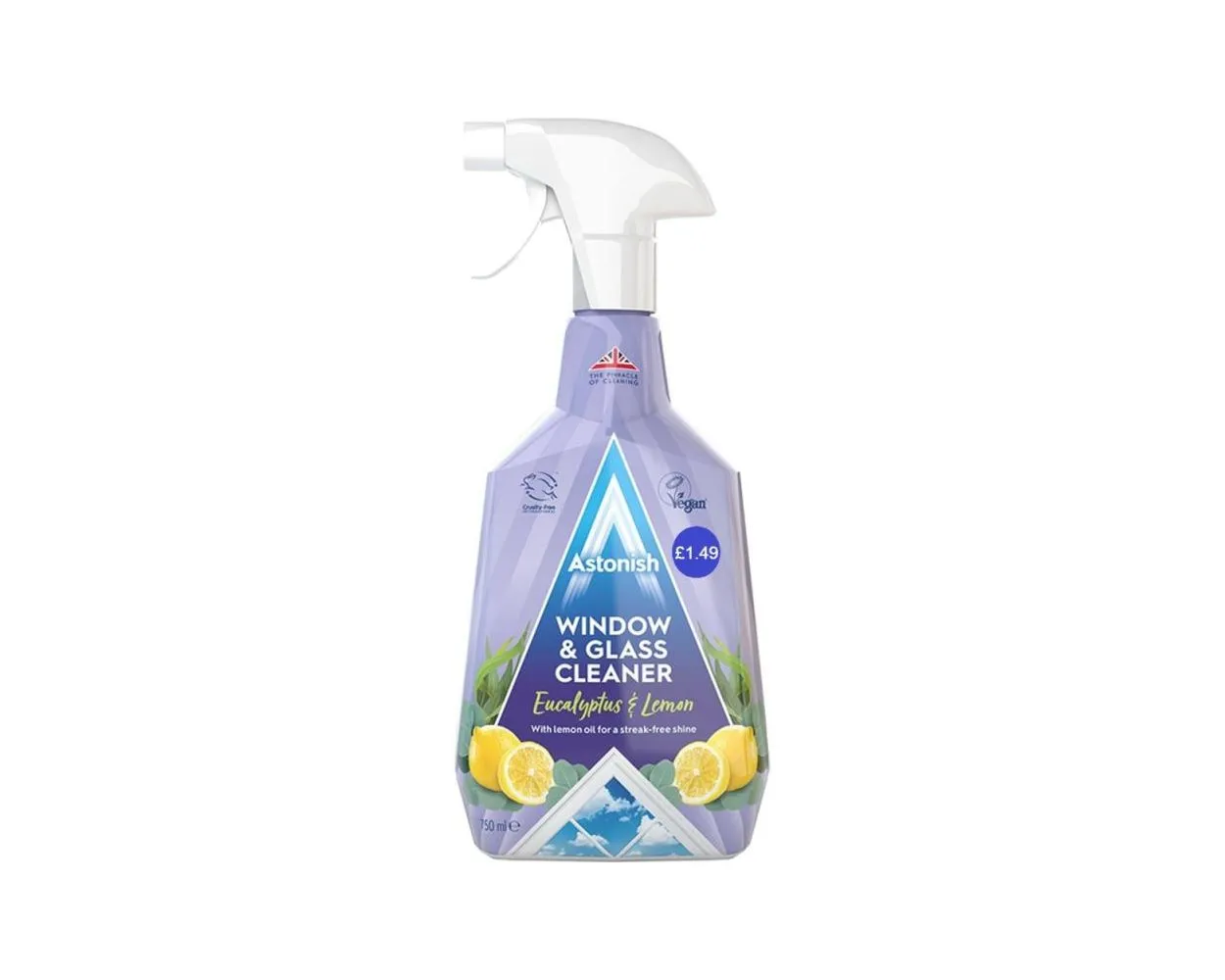Astonish window & glass cleaner pmp £1.49