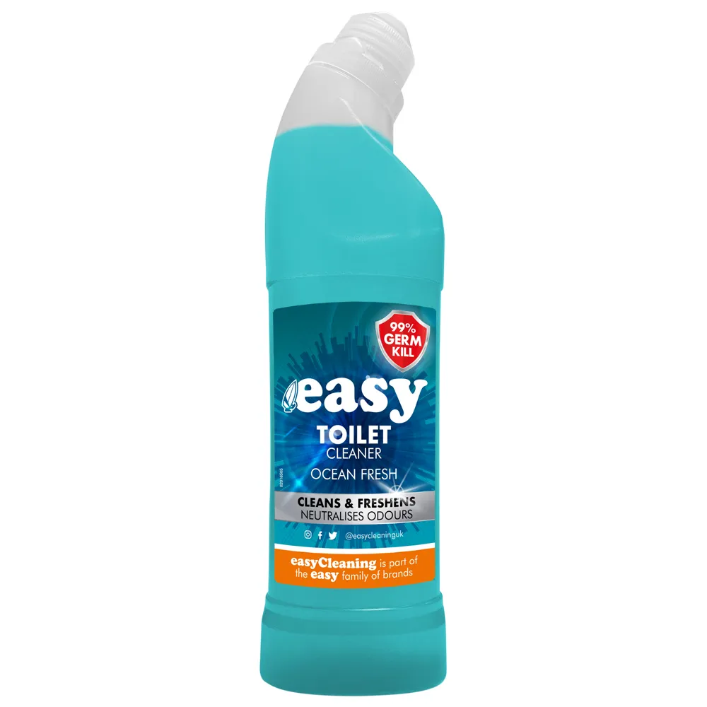 Easy ocean fresh liquid toilet cleaner