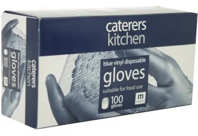 Ck Vinyl Blue Gloves Medium 10181