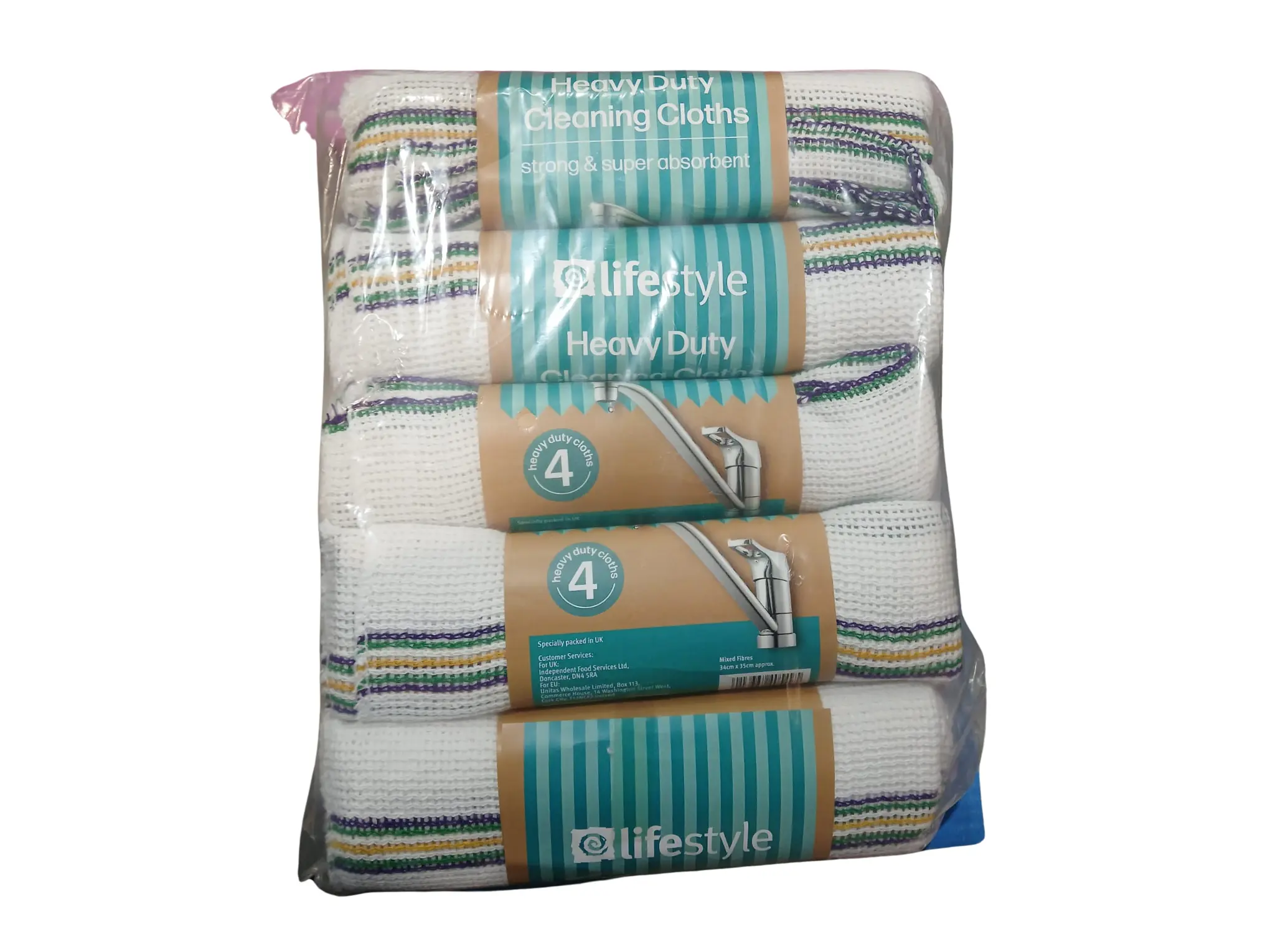 Lifestyle value cleaning cloths heavy duty