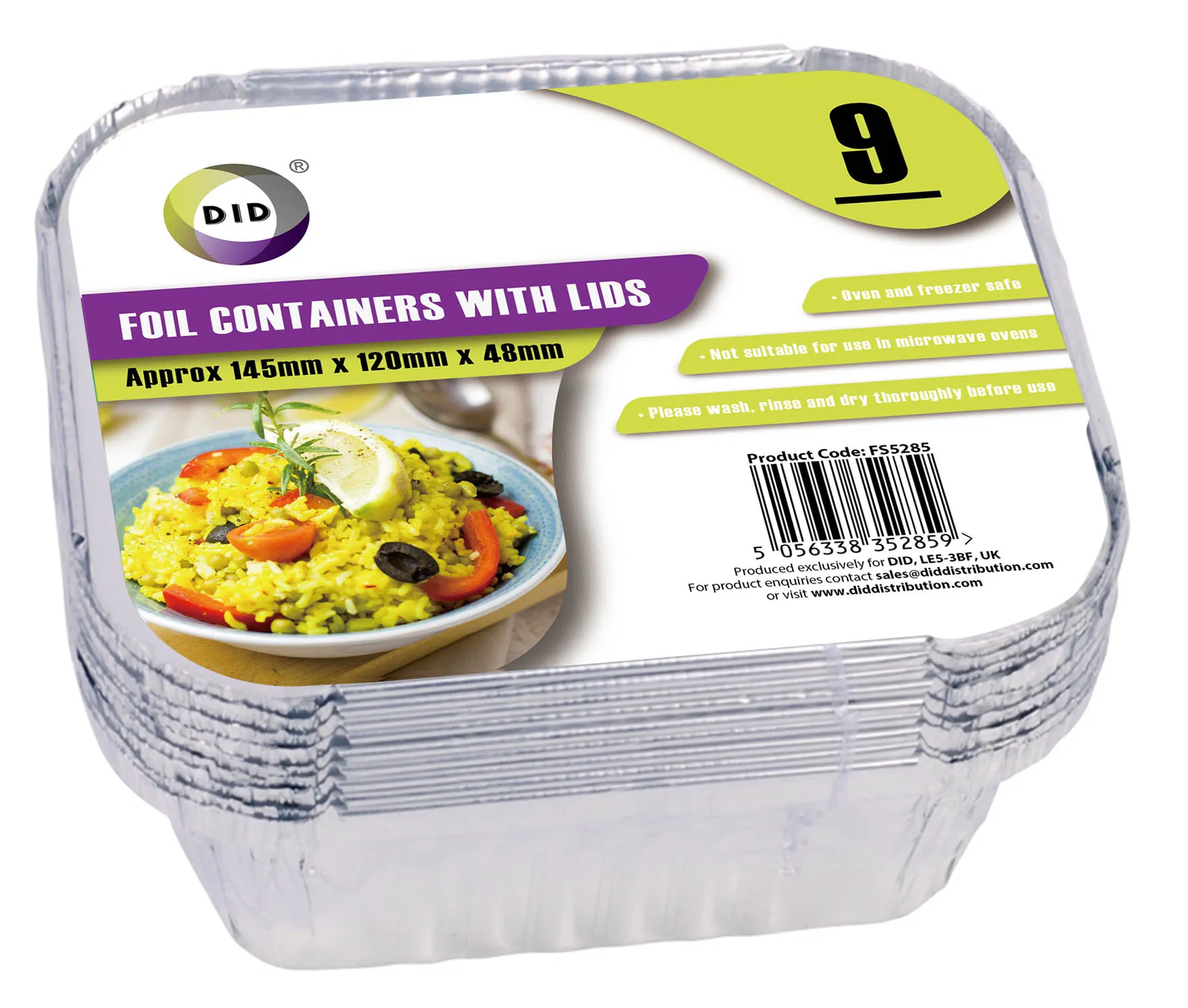 Did Foil Container Lids 145mm