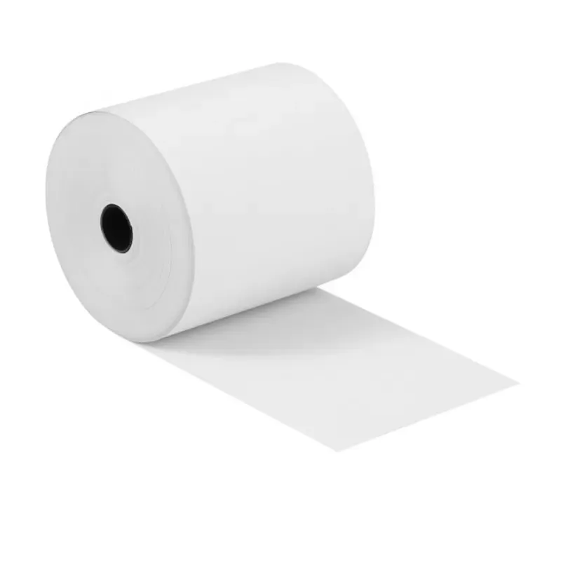 Till rolls plain white 80x75mm