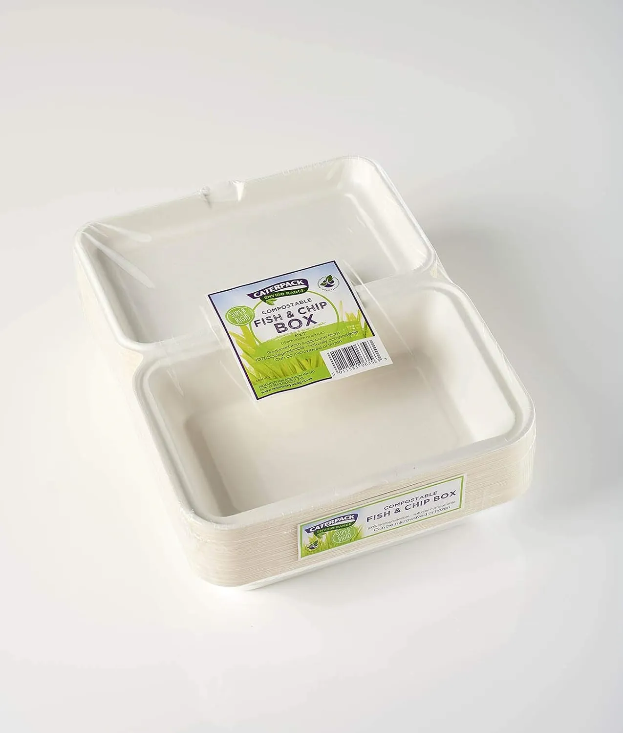 Enviro fish/chips box 6x9in 10573