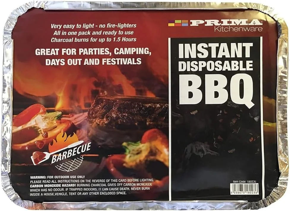 Maxim instant bbq grill disposable