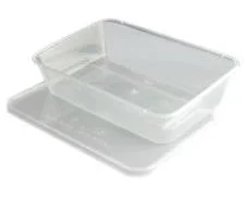 Dina plastic food container with lids 500ml