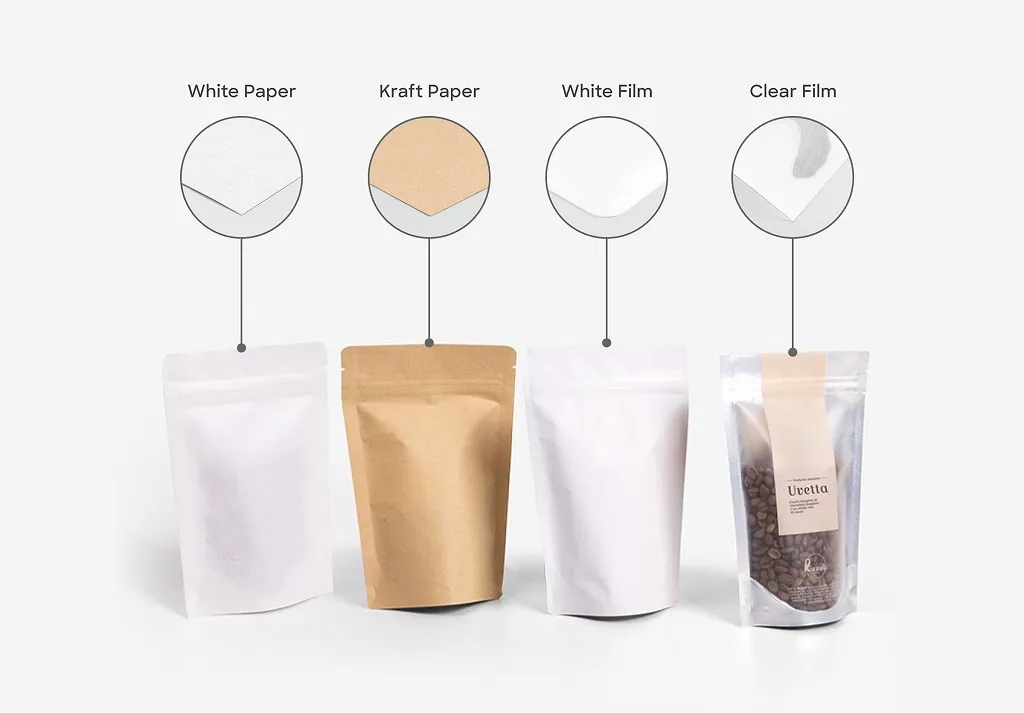 White Paper Bags 6x6