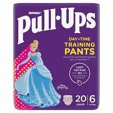Huggies pull girl day time