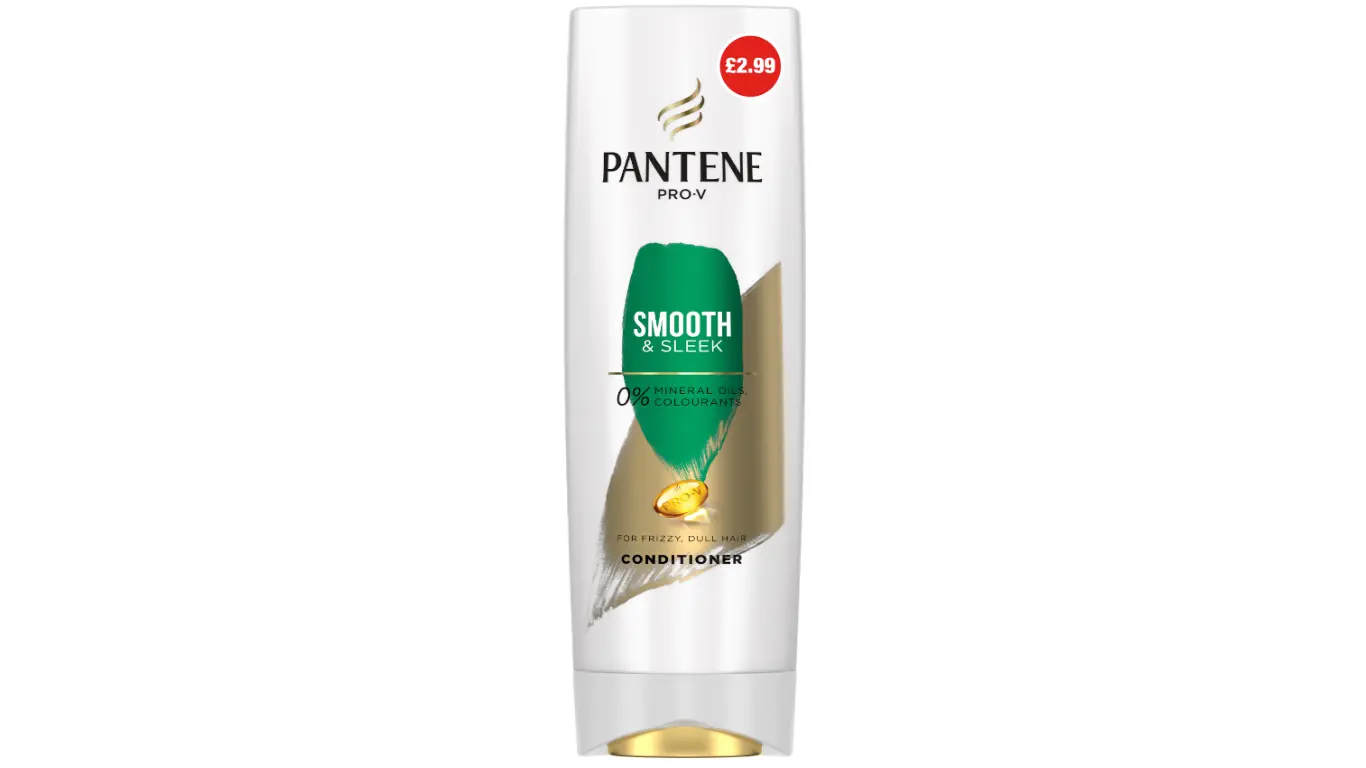 Pantene conditioner smooth & silky pmp £2.99