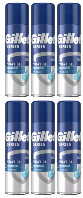 Gillette series shave gel moisturising