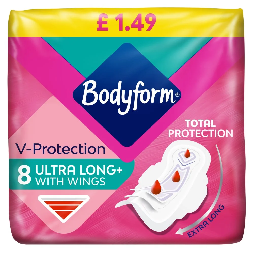 Bodyform ultra long wing pm £1.49