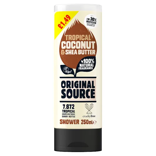 Original source shower gel coconut pmp£1.49