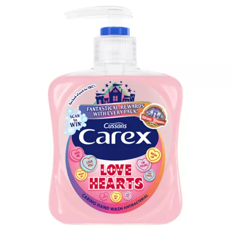 Carex Handwash Love Hearts PM £1.49