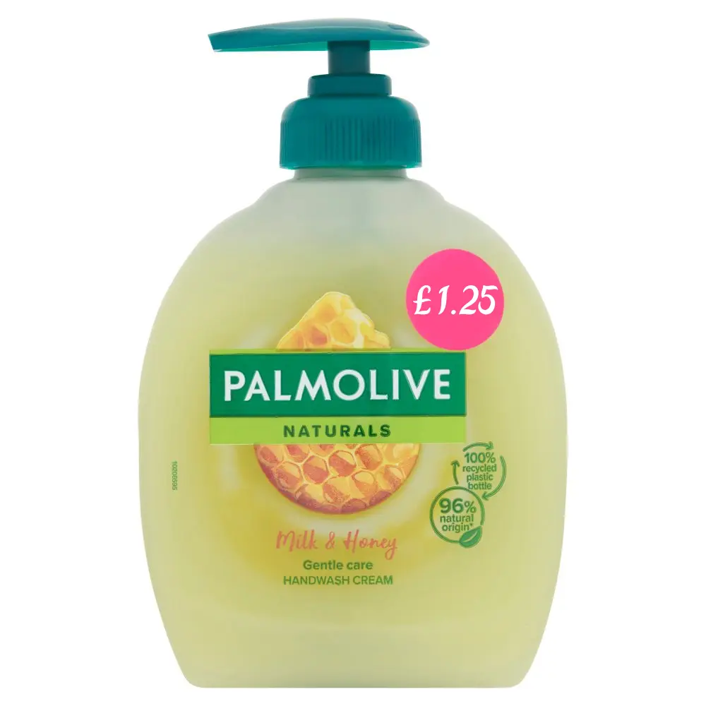Palmolive h/wash milk&honey pm£1.25