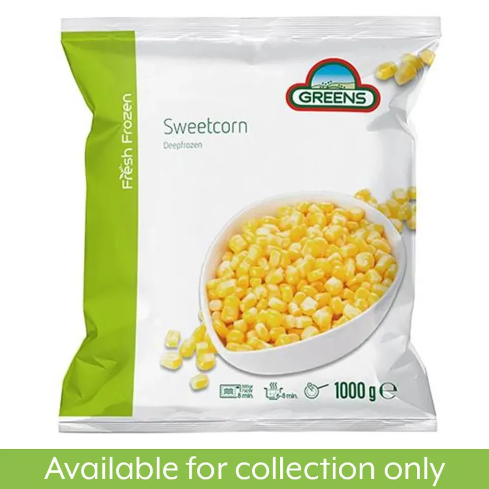 Greens sweet corns