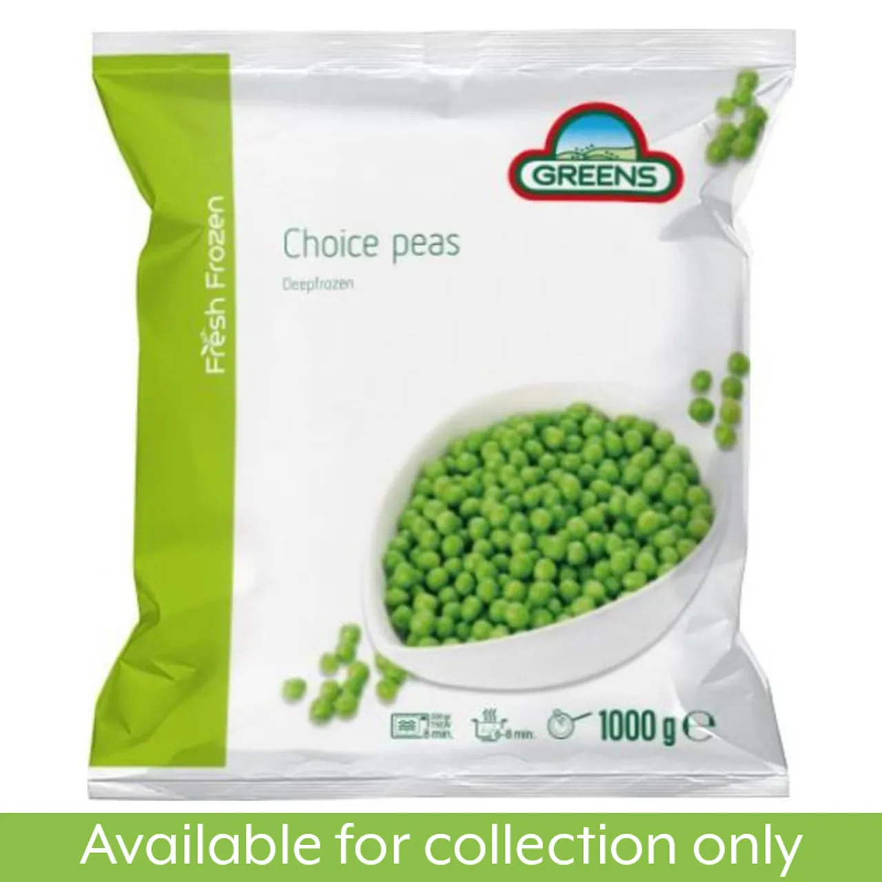 Greens choice peas