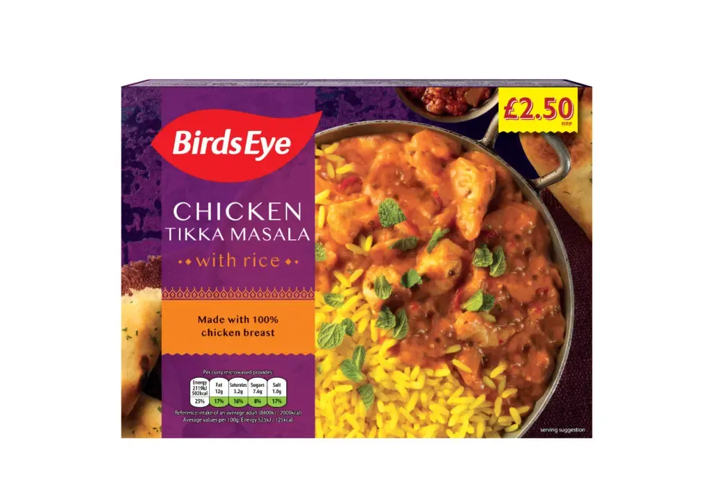 Birds eye chicken tikka masala £2.50