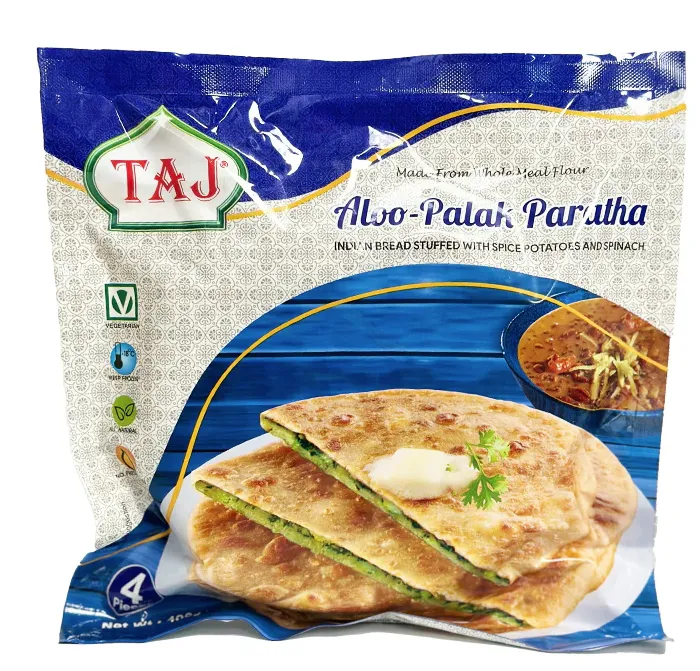 Taj aloo palak paratha