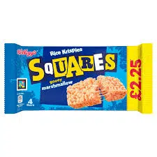 KELLOGGS RICE KRISPIE SQUARES MARSHMALLOW PM £2.25