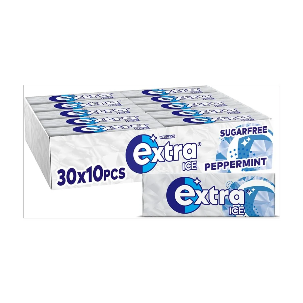 WRIGLEYS EXTRA ICE WHITE SUGAR FREE