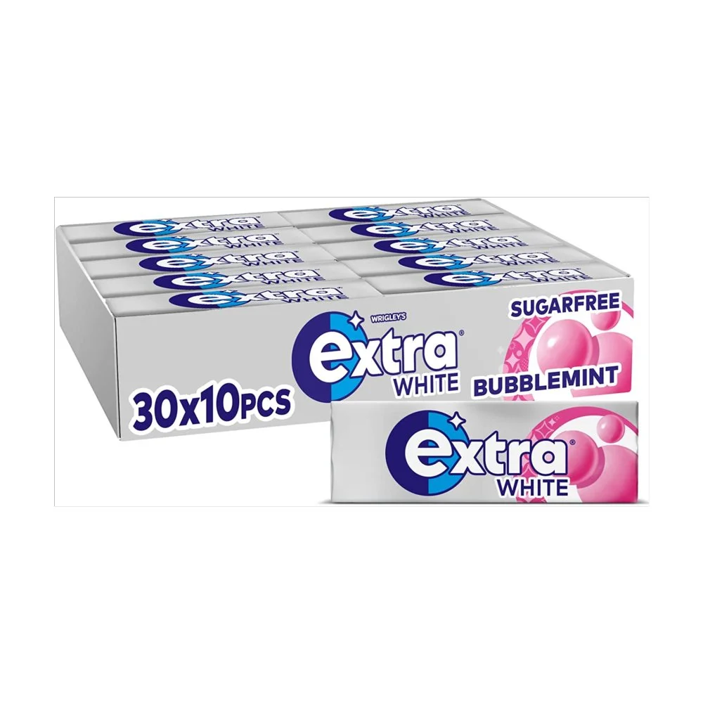 WRIGLEYS EXTRA WHITE BUBBLEMINT