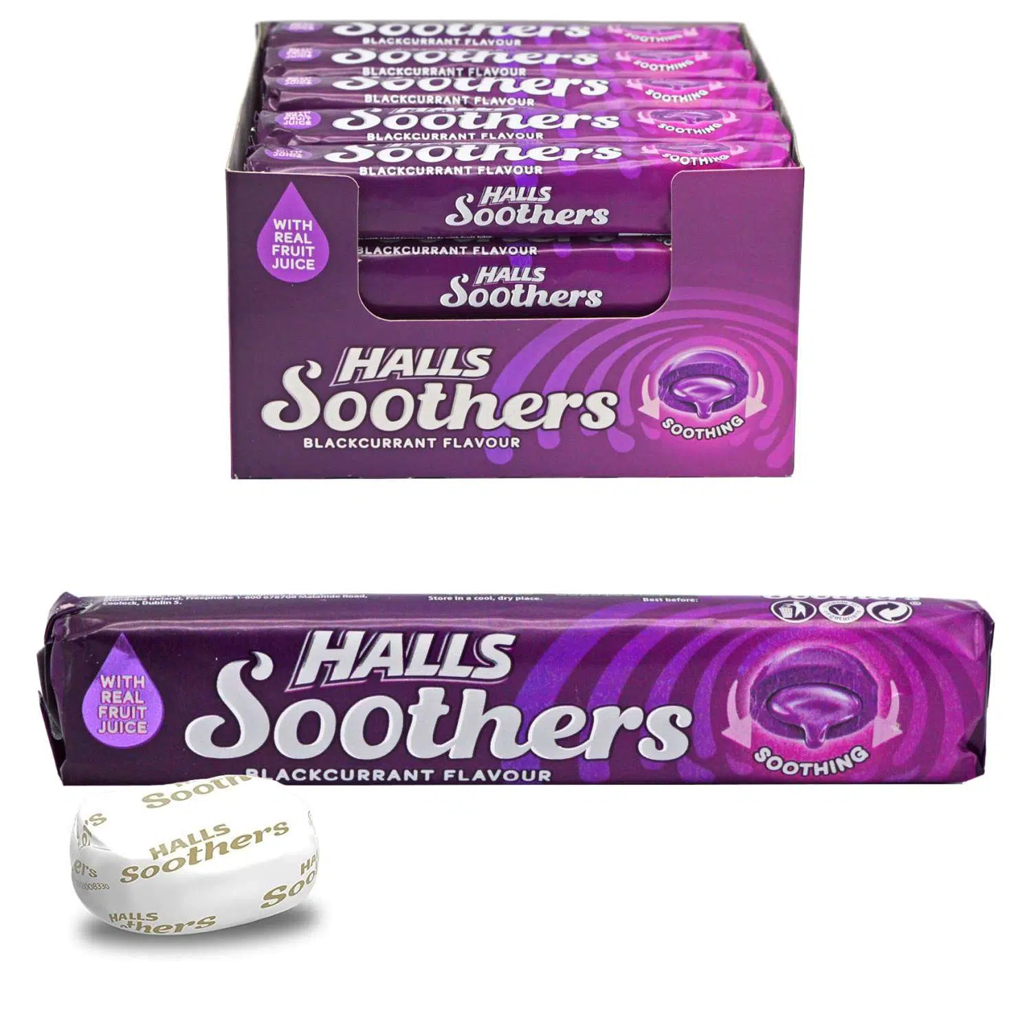 HALLS SOOTHERS BLACKCURRANT