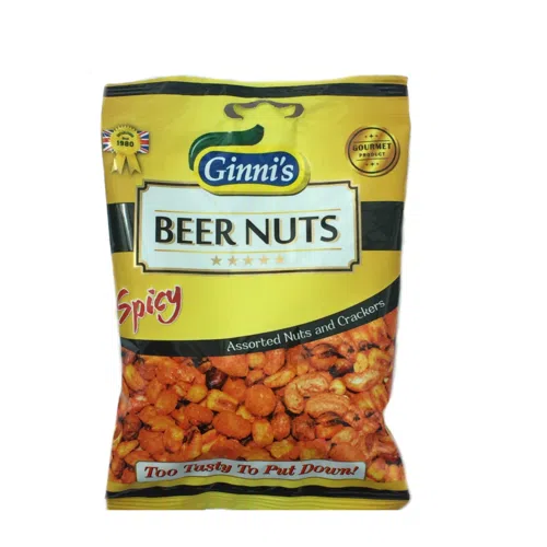 GINNIS BEER NUTS SPICY