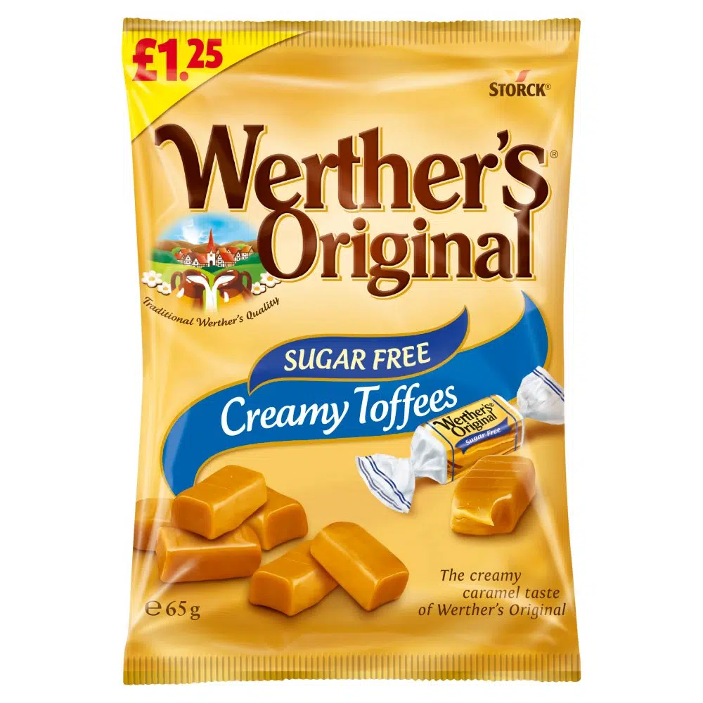 WERTHER'S SUGAR FREE BUTTER CANDIES £1.25