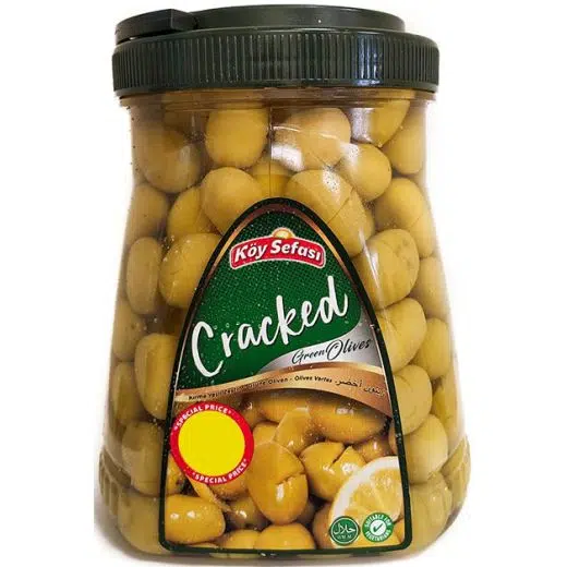 OLEA CRACKED GREEN OLIVES