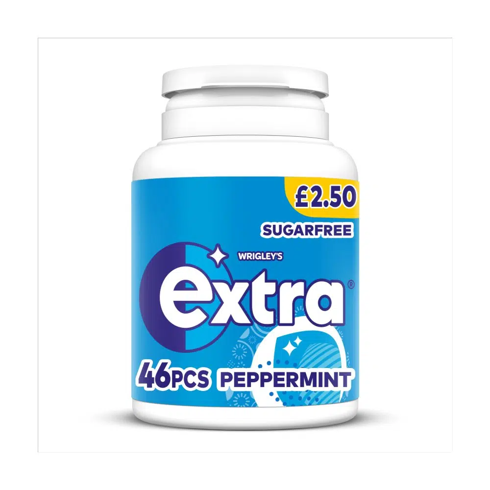 WRIGLEY EXTRA PEPPERMINT BOTTLE PMP £2.50