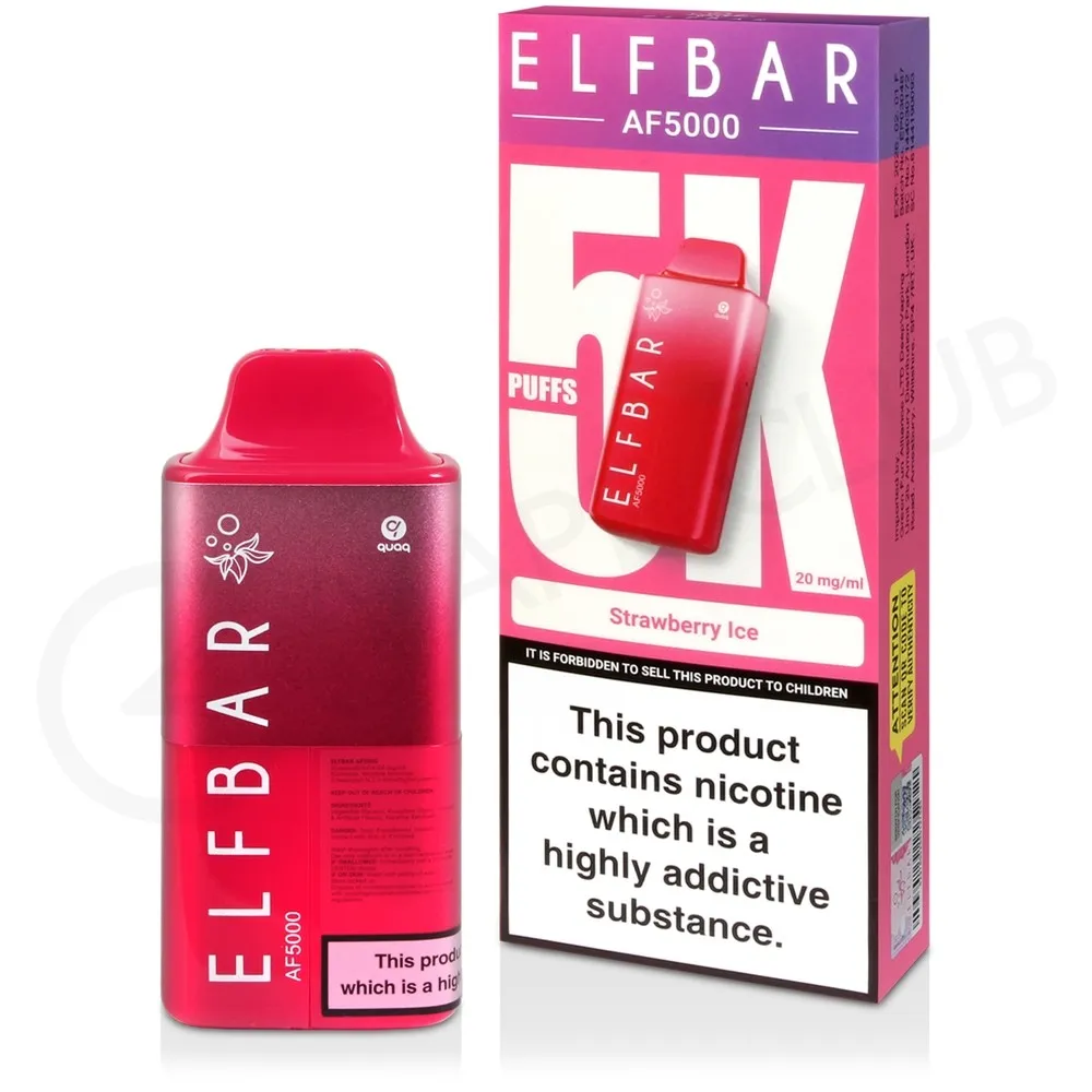 ELF BAR AF5000 STRAWBERRY ICE