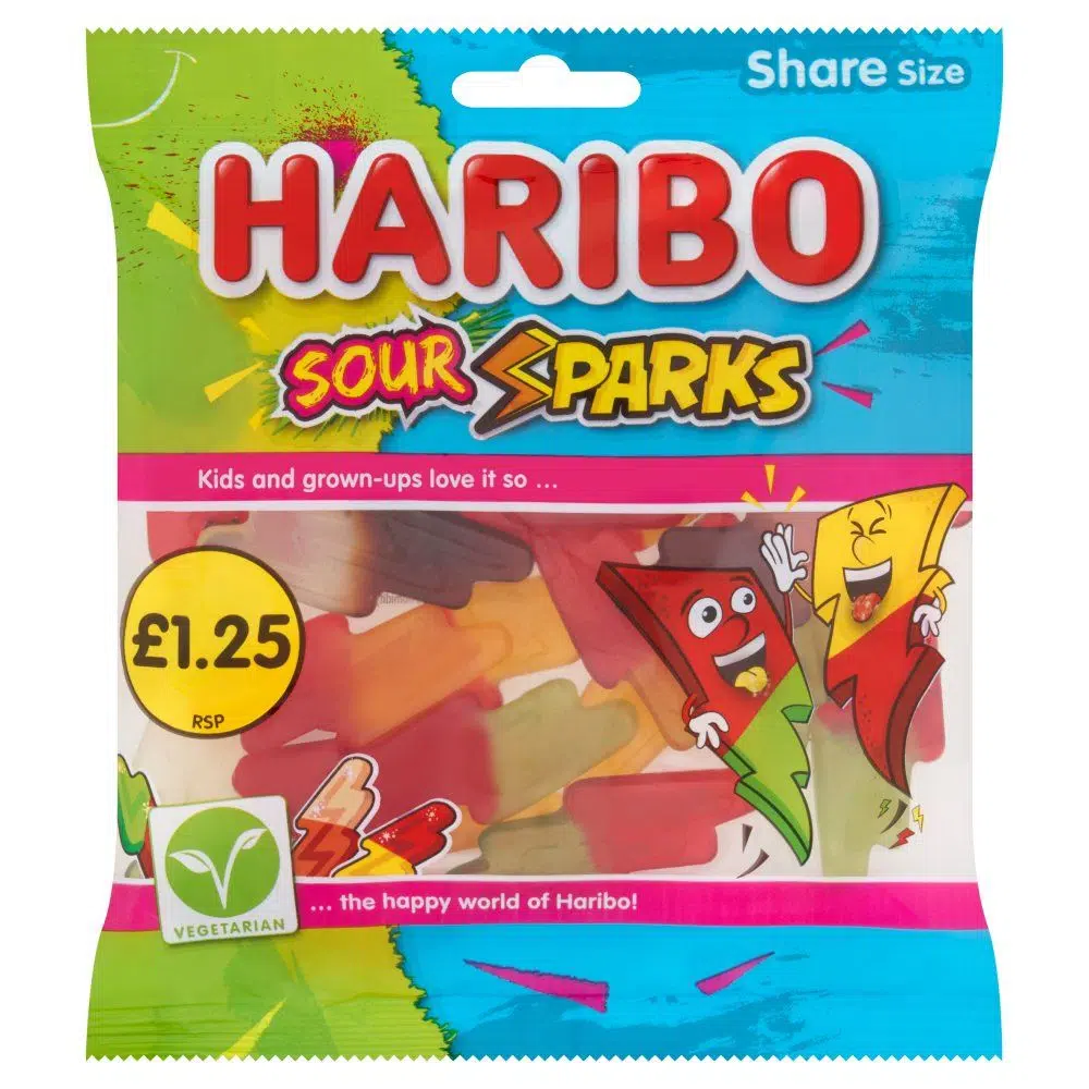 HARIBO SOUR SPARKS PMP £1.25