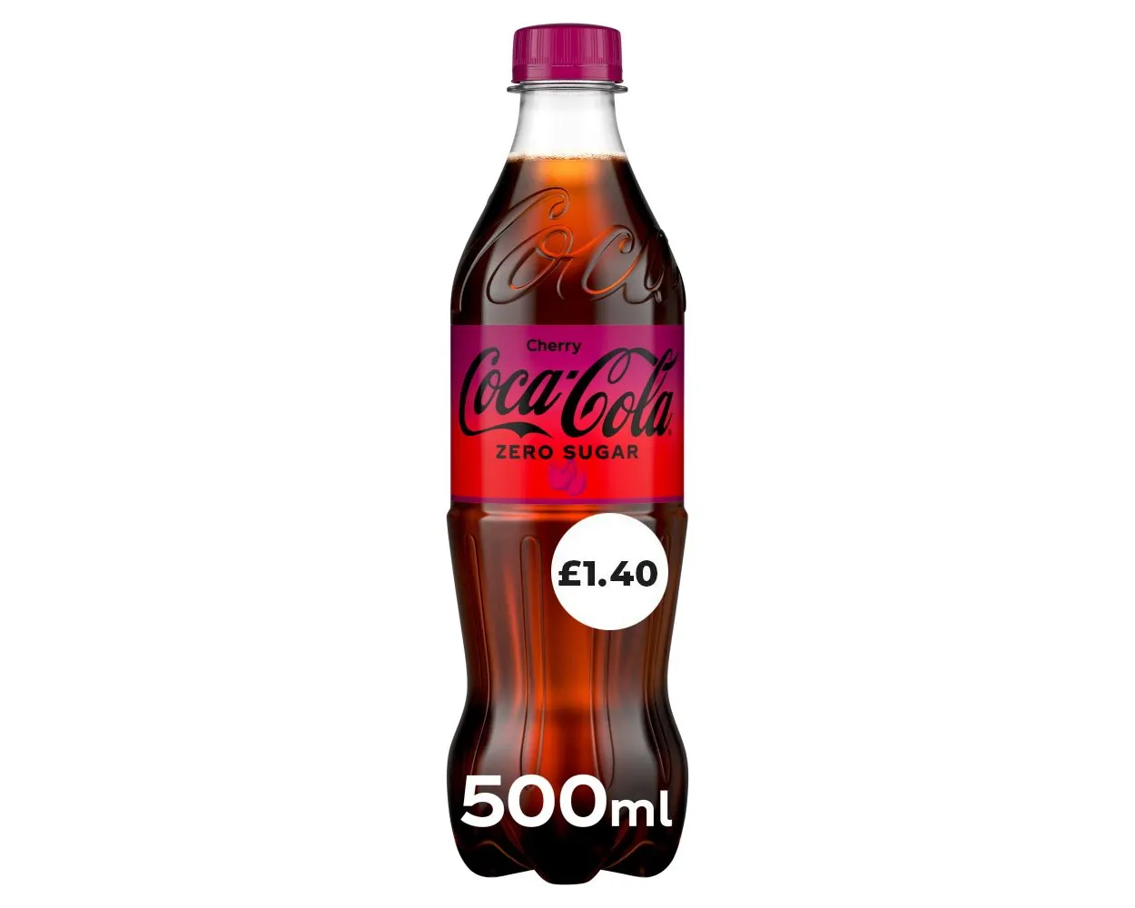 COLA COLA ZERO CHERRY PM£1.40
