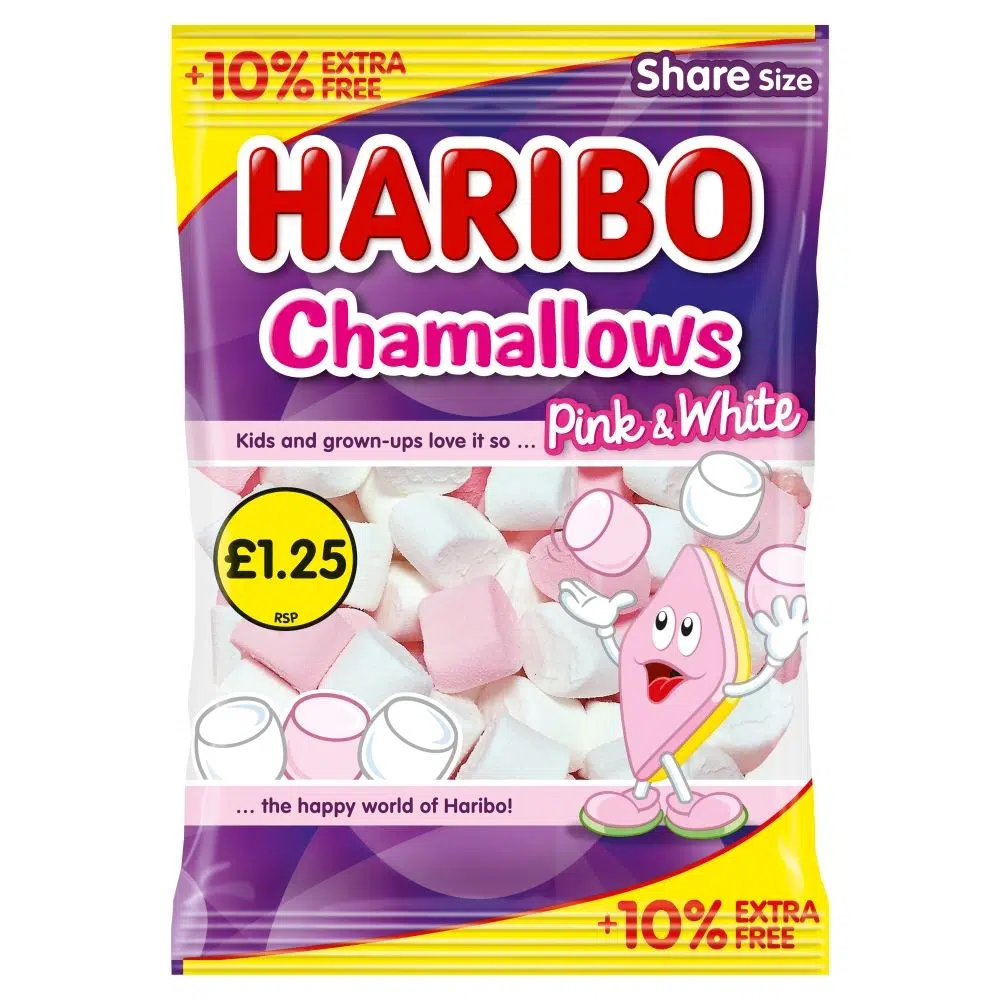 HARIBO CHAMALLOWS P&W PM£1.25
