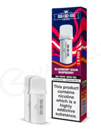 SKE 600 POD BLUEBERRY SOUR RASPBERRY PREFILLED
