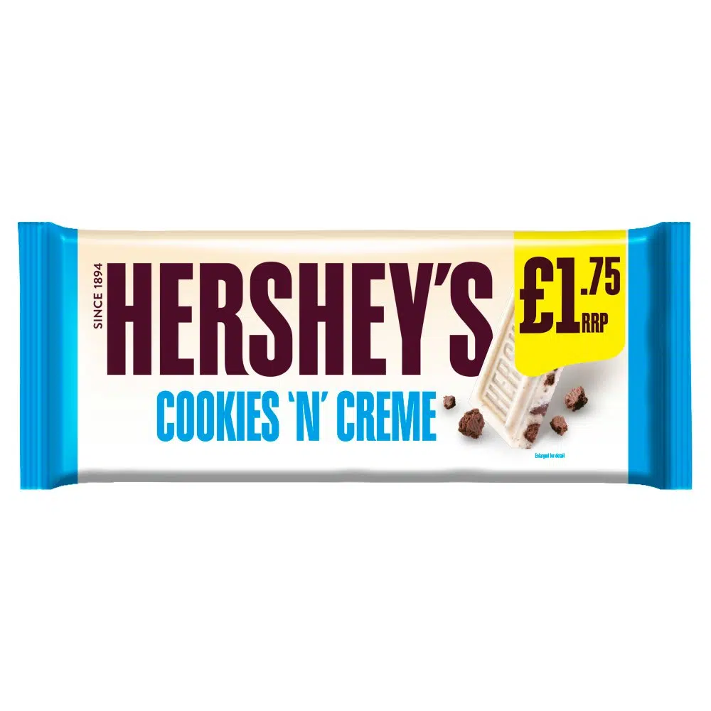 HERSHEY COOKIES N CREAM PMP £1.75