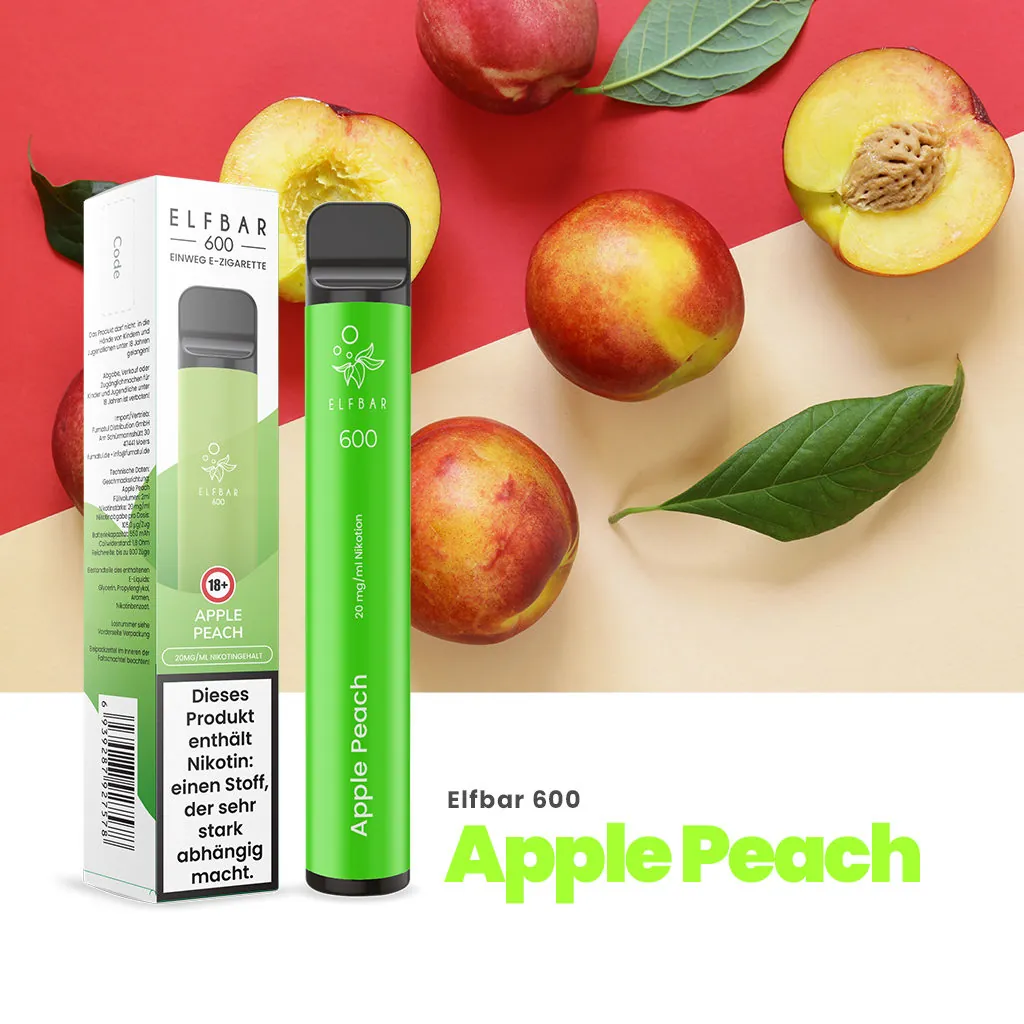 ELFBAR BM600 APPLE PEACH KIT