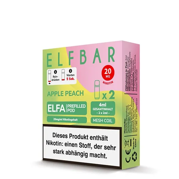 ELFBAR 600 APPLE PEACH POD