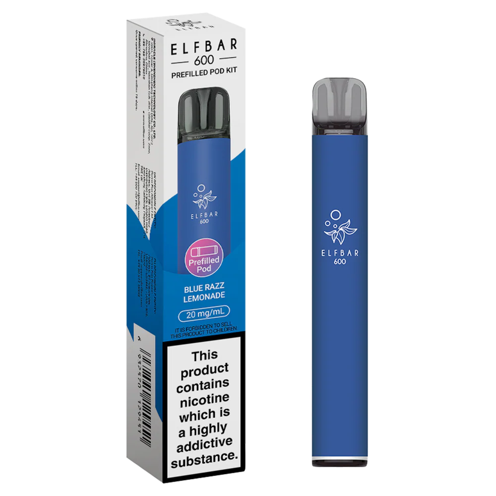 ELFBAR 600 BLUE RAZZ LEMONADE POD