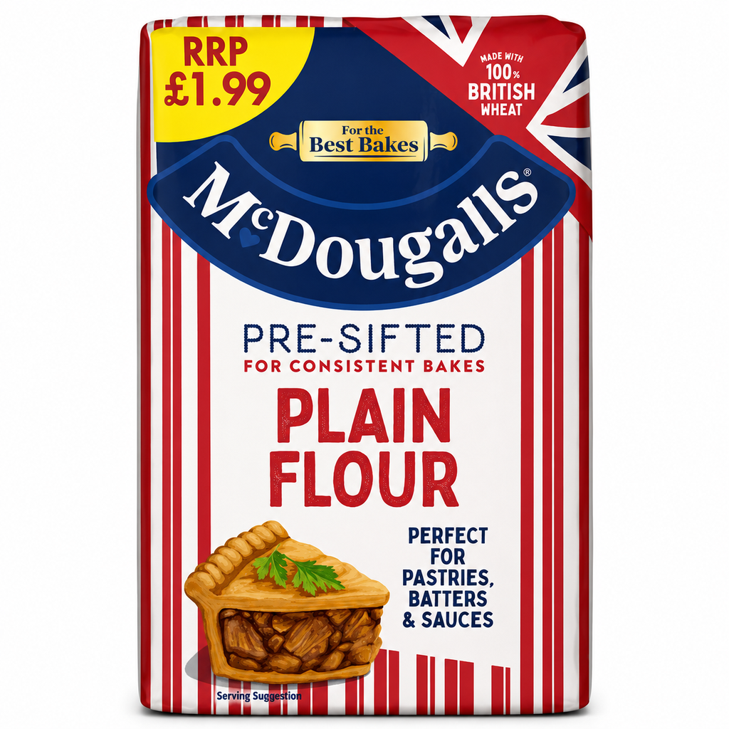 MCDOUGALLS PLAIN FLOUR PMP £1.99