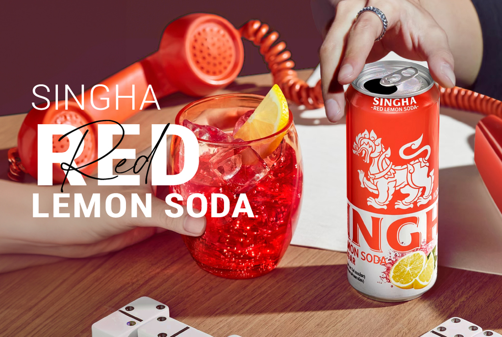 SINGHA RED LEMON SODA