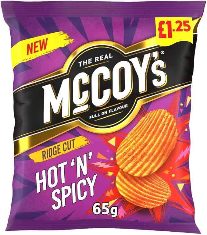 MCCOYS HOT 'N' SPICY £1.35