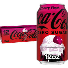 COCA COLA CHERRY ZERO FLOAT PM £1.40