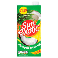 SUN EXOTIC PINEAPPLE & COCONUT PM £1.49